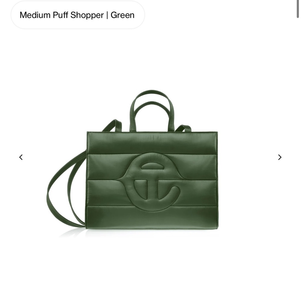 Telfar Medium Puff Shopper Green